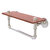 Allied Brass Pipeline Collection 16'' Ironwood Shelf with Towel Bar in Satin Nickel