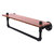 Allied Brass Pipeline Collection 22'' Ironwood Shelf with Towel Bar in Matte Black