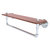 Allied Brass Pipeline Collection 22'' Ironwood Shelf with Towel Bar in Polished Chrome