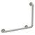 Allied Brass Pipeline Collection 18'' x 24'' Right Hand 90 Degrees Grab Bar in Satin Nickel