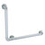 Allied Brass Pipeline Collection 18'' x 24'' Left Hand 90 Degrees Grab Bar in Polished Chrome
