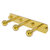 Allied Brass Prestige Skyline Collection 3-Position Multi Peg in Polished Brass