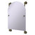 Allied Brass Prestige Skyline Collection Arched Top Frameless Rail Mounted Mirror in Antique Brass