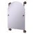 Allied Brass Prestige Skyline Collection Arched Top Frameless Rail Mounted Mirror in Antique Copper