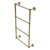 Allied Brass Prestige Skyline Collection 4-Tier 24'' Ladder Towel Bar with Smooth Accents in Unlacquered Brass