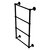 Allied Brass Prestige Skyline Collection 4-Tier 24'' Ladder Towel Bar with Dotted Detail in Matte Black