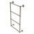 Allied Brass Prestige Skyline Collection 4-Tier 24'' Ladder Towel Bar with Dotted Detail in Antique Pewter
