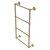 Allied Brass Prestige Skyline Collection 4-Tier 24'' Ladder Towel Bar with Dotted Detail in Satin Brass