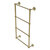Allied Brass Prestige Skyline Collection 4-Tier 24'' Ladder Towel Bar with Dotted Detail in Unlacquered Brass