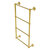 Allied Brass Prestige Skyline Collection 4-Tier 30'' Ladder Towel Bar with Dotted Detail in Polished Brass