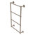Allied Brass Prestige Skyline Collection 4-Tier 24'' Ladder Towel Bar with Grooved Detail in Antique Pewter