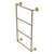 Allied Brass Prestige Skyline Collection 4-Tier 24'' Ladder Towel Bar with Grooved Detail in Satin Brass