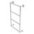 Allied Brass Prestige Skyline Collection 4-Tier 24'' Ladder Towel Bar with Grooved Detail in Satin Chrome