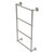 Allied Brass Prestige Skyline Collection 4-Tier 24'' Ladder Towel Bar with Grooved Detail in Satin Nickel