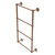 Allied Brass Prestige Skyline Collection 4-Tier 24'' Ladder Towel Bar with Twisted Detail in Brushed Bronze