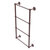 Allied Brass Prestige Skyline Collection 4-Tier 24'' Ladder Towel Bar with Twisted Detail in Antique Copper