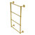 Allied Brass Prestige Skyline Collection 4-Tier 24'' Ladder Towel Bar with Twisted Detail in Polished Brass