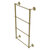 Allied Brass Prestige Skyline Collection 4-Tier 24'' Ladder Towel Bar with Twisted Detail in Satin Brass