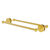 Allied Brass Prestige Skyline Collection 18'' Back to Back Shower Door Towel Bar in Polished Brass
