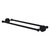 Allied Brass Prestige Skyline Collection 24'' Back to Back Shower Door Towel Bar in Matte Black