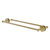 Allied Brass Prestige Skyline Collection 24'' Back to Back Shower Door Towel Bar in Unlacquered Brass