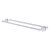 Allied Brass Prestige Skyline Collection 30'' Back to Back Shower Door Towel Bar in Satin Chrome