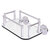 Allied Brass Prestige Skyline Collection Wall Mounted Glass Guest Towel Tray in Satin Chrome
