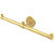 Unlacquered Brass Double Bar Towel Rail