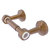 Allied Brass Pacific Beach Collection Two Post Toilet Tissue Holder with Smooth Accents in Brushed Bronze
