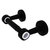 Allied Brass Pacific Beach Collection Two Post Toilet Tissue Holder with Smooth Accents in Matte Black
