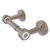 Allied Brass Pacific Beach Collection Two Post Toilet Tissue Holder with Smooth Accents in Antique Pewter