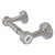Allied Brass Pacific Beach Collection Two Post Toilet Tissue Holder with Smooth Accents in Satin Nickel