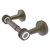 Allied Brass Pacific Beach Collection Two Post Toilet Tissue Holder with Dotted Accents in Antique Brass