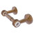 Allied Brass Pacific Beach Collection Two Post Toilet Tissue Holder with Dotted Accents in Brushed Bronze