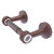 Allied Brass Pacific Beach Collection Two Post Toilet Tissue Holder with Grooved Accents in Antique Copper