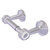 Allied Brass Pacific Beach Collection Two Post Toilet Tissue Holder with Grooved Accents in Satin Chrome