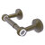 Allied Brass Pacific Beach Collection Two Post Toilet Tissue Holder with Twisted Accents in Antique Brass
