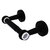 Allied Brass Pacific Beach Collection Two Post Toilet Tissue Holder with Twisted Accents in Matte Black