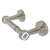 Allied Brass Pacific Beach Collection Two Post Toilet Tissue Holder with Twisted Accents in Polished Nickel