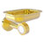 Allied Brass Pacific Beach Collection Wall Mounted Soap Dish Holder with Smooth Accents in Polished Brass