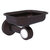 Allied Brass Pacific Beach Collection Wall Mounted Soap Dish Holder with Grooved Accents in Antique Bronze