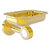 Allied Brass Pacific Beach Collection Wall Mounted Soap Dish Holder with Grooved Accents in Polished Brass