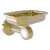 Allied Brass Pacific Beach Collection Wall Mounted Soap Dish Holder with Grooved Accents in Unlacquered Brass