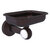 Allied Brass Pacific Beach Collection Wall Mounted Soap Dish Holder with Twisted Accents in Antique Bronze