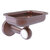 Allied Brass Pacific Beach Collection Wall Mounted Soap Dish Holder with Twisted Accents in Antique Copper