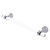Allied Brass Pacific Beach Collection 18'' Towel Bar with Smooth Accents in Satin Chrome