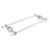 Allied Brass Pacific Beach Collection 18'' Back to Back Shower Door Towel Bar with Smooth Accents in Satin Chrome