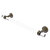 Allied Brass Pacific Beach Collection 18'' Towel Bar with Dotted Accents in Antique Brass