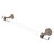 Allied Brass Pacific Beach Collection 24'' Towel Bar with Dotted Accents in Antique Pewter
