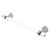 Allied Brass Pacific Beach Collection 24'' Towel Bar with Dotted Accents in Satin Chrome